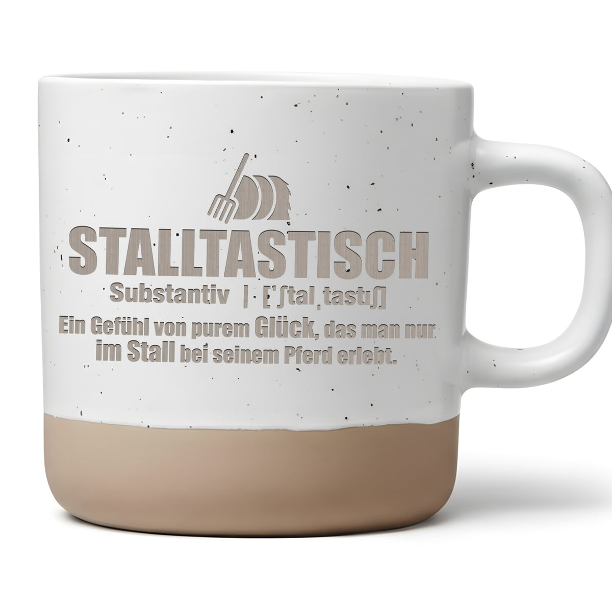 Pferd Tasse Stalltastisch Definition - Lustiges Geschenk fuer Reiterin – Bild 1