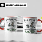 Angler Tasse mit lustigem Spruch Sex ist geil Angeln. Gesche – Rot [farbe:rot]