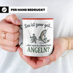 Angler Tasse mit lustigem Spruch Sex ist geil Angeln. Gesche – Rot [farbe:rot]