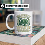 Trecker Reparieren Tasse mit Spruch 'Mir reicht's' für Landw – Weiß [farbe:weiß]