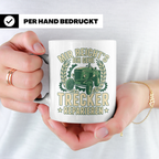 Trecker Reparieren Tasse mit Spruch 'Mir reicht's' für Landw – Weiß [farbe:weiß]