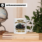 Landwirt Tasse mit Spruch >100 ha, Traktor Motiv für Bauer,  – Weiß [farbe:weiß]