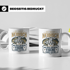 Angler Tasse mit Spruch Sei nicht neidisch | Raubfisch Hecht – Weiß [farbe:weiß]