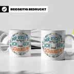 Mir reichts ich geh schaukeln Tasse mit Spruch, lustige Kaff – Weiß [farbe:weiß]