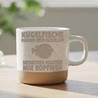 Kugelfisch Tasse Menschen Kopfweh - Lustiges Geschenk für Aquarianer - – Bild 6