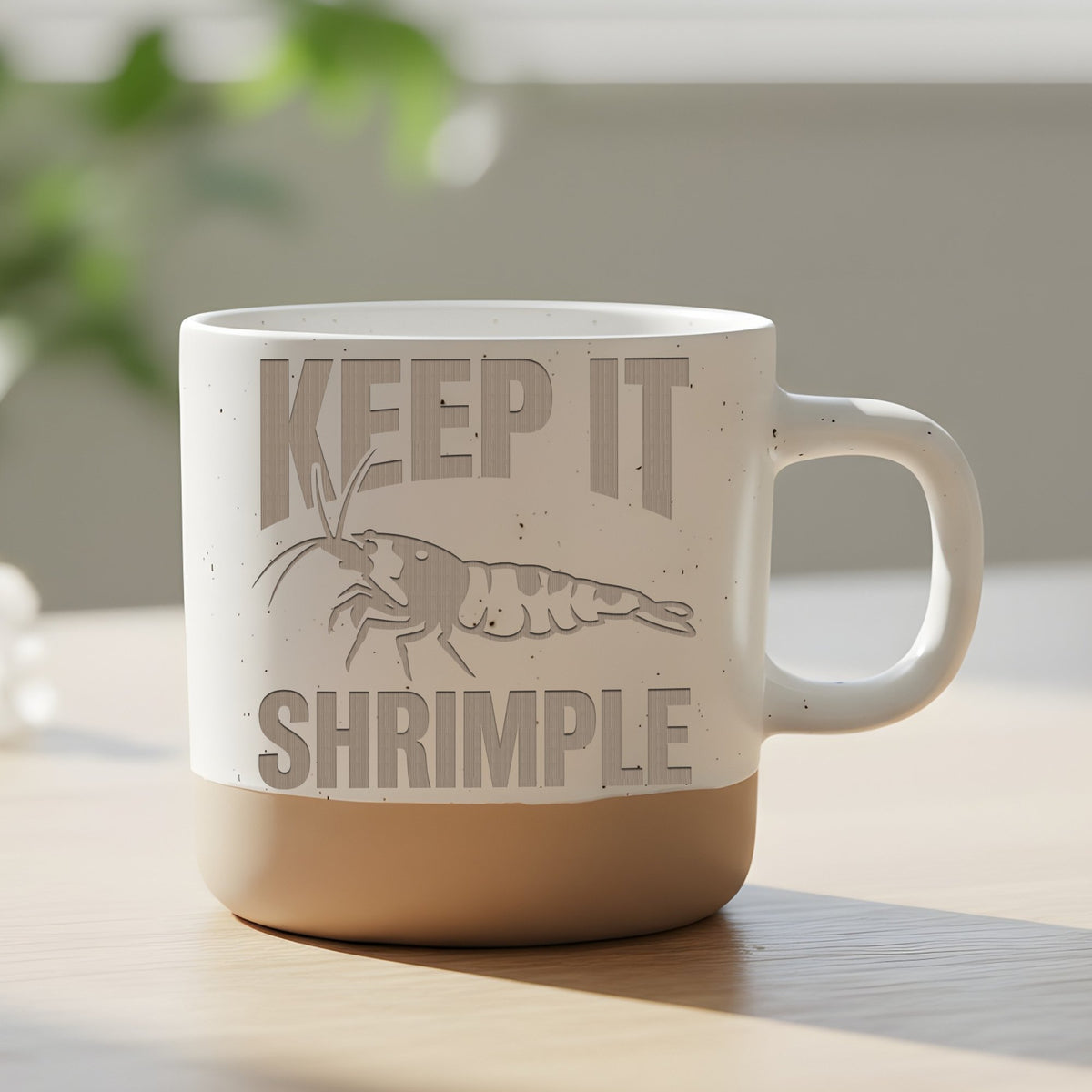 Garnele Tasse Keep It Shrimple - Lustiges Geschenk fuer Aquarianer - A – Bild 6