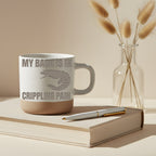 Garnele Tasse My Back is in Crippling Pain - Lustiges Geschenk fuer Le – Bild 5