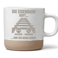 Eisenbahn Tasse Die Bahn ruft - Lustiges Geschenk fuer Lokfuehrer - Zu – Bild 1