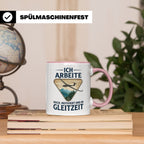Segelflieger Tasse mit Spruch Gleitzeit | Geschenk für Pilot – Rosa [farbe:rosa]