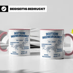 Dackel Tasse Deutsche Ingenieurskunst, lustiger Teckel Kaffe – Rosa [farbe:rosa]