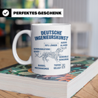 Dackel Tasse Deutsche Ingenieurskunst, lustiger Teckel Kaffe – Weiß [farbe:weiß]