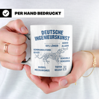 Dackel Tasse Deutsche Ingenieurskunst, lustiger Teckel Kaffe – Weiß [farbe:weiß]