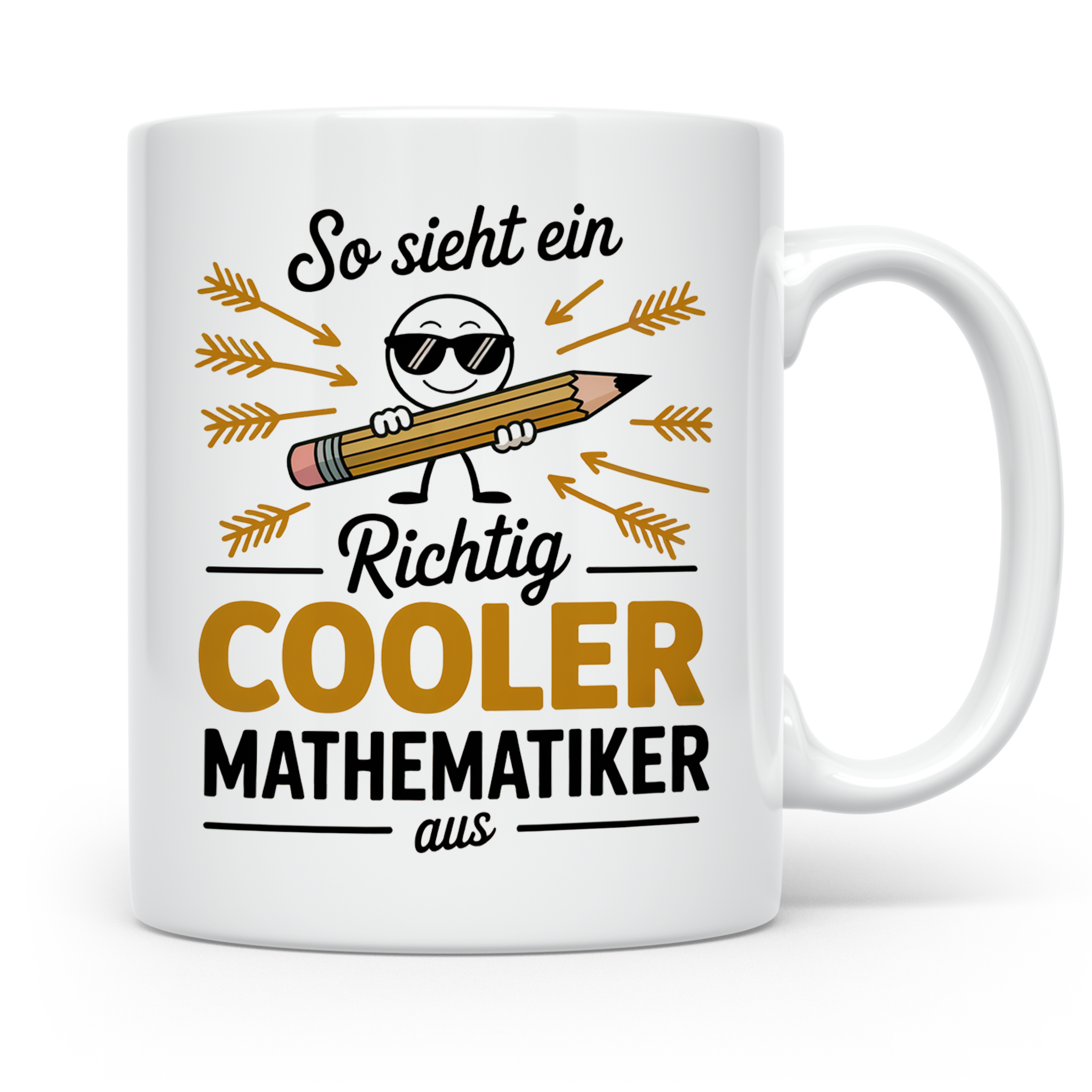 Mathematiker Tasse - Cooler Mathe Nerd Lehrer Rechnen Formel Physik Ingenieur Geschenk - so sieht ein cooler Mathematiker aus