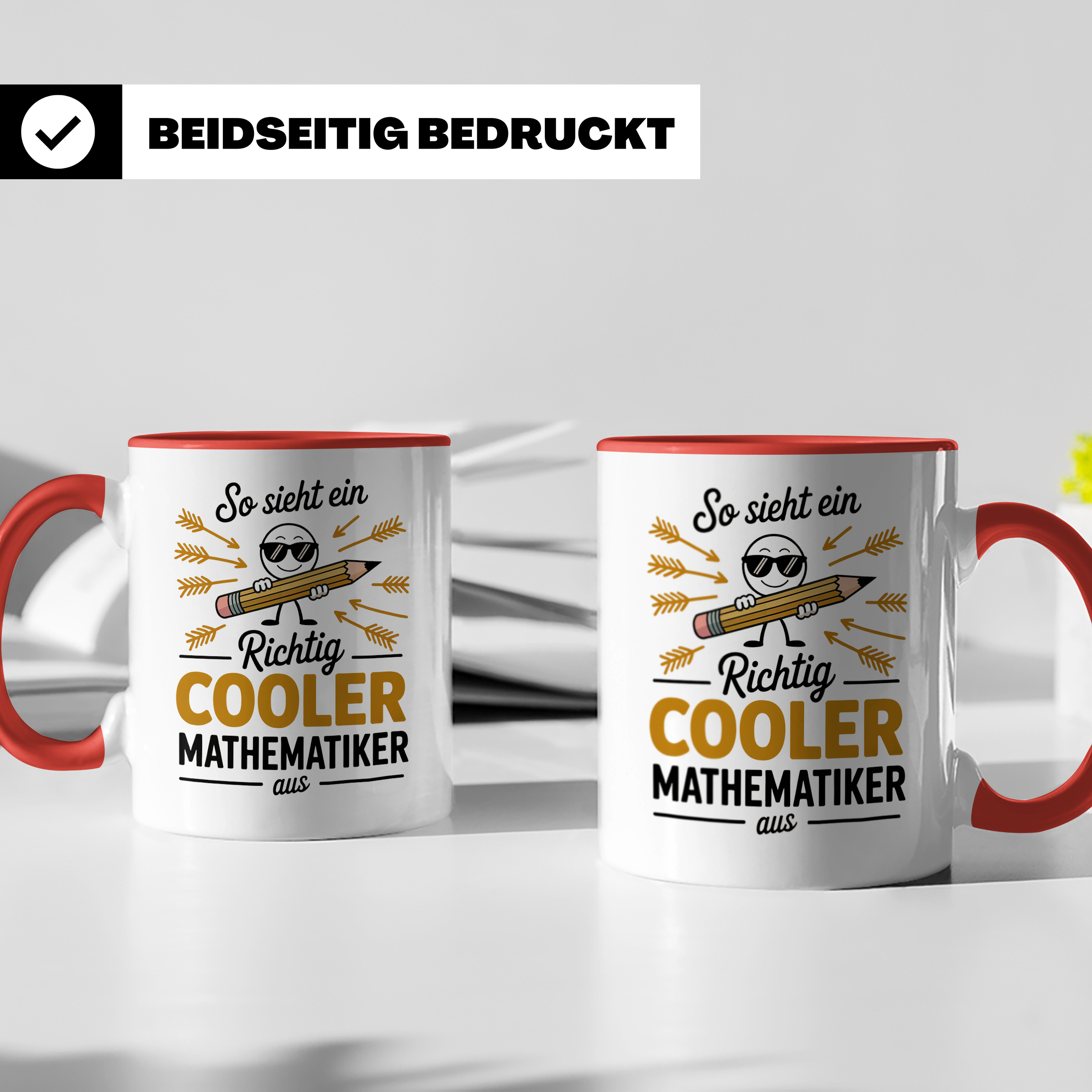 Mathematiker Tasse - Cooler Mathe Nerd Lehrer Rechnen Formel Physik Ingenieur Geschenk - so sieht ein cooler Mathematiker aus