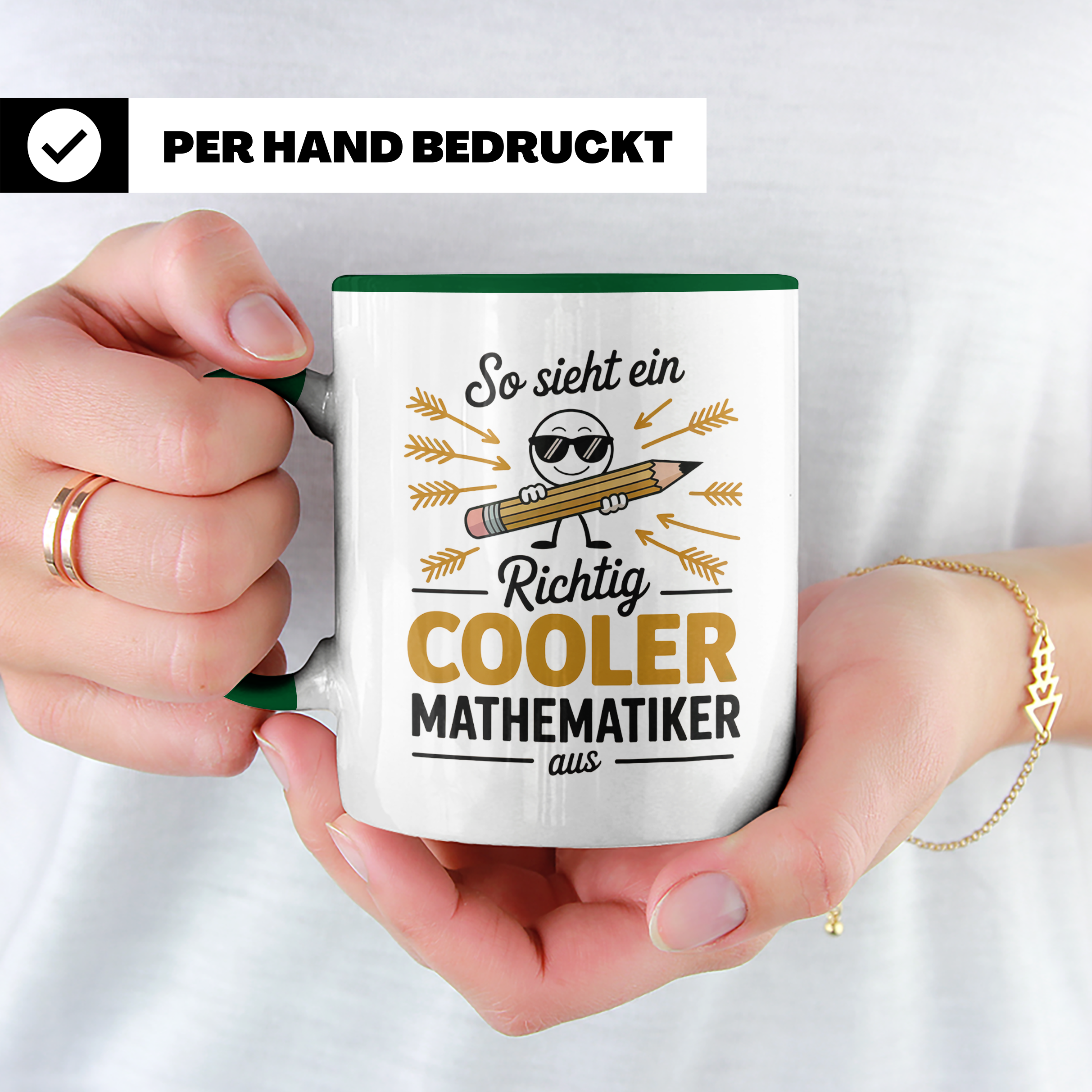 Mathematiker Tasse - Cooler Mathe Nerd Lehrer Rechnen Formel Physik Ingenieur Geschenk - so sieht ein cooler Mathematiker aus