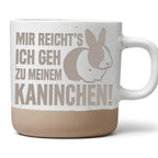 Kaninchen Tasse Mir Reicht's Ich Geh Zu Meinem - Lustiges Geschenk fue – Bild 1
