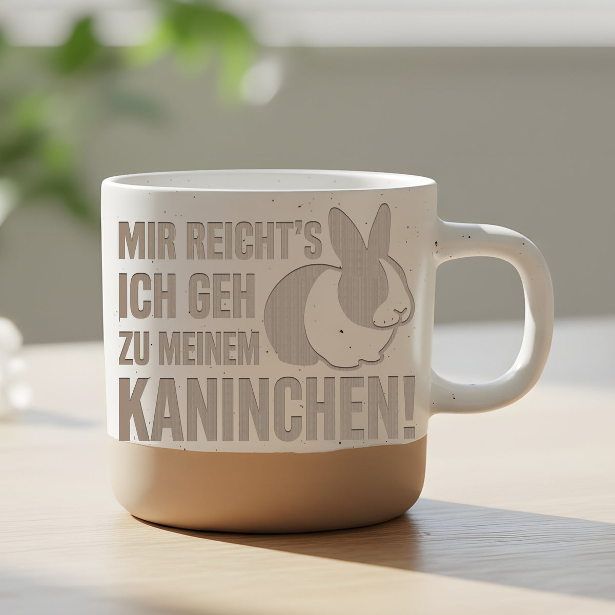 Kaninchen Tasse Mir Reicht's Ich Geh Zu Meinem - Lustiges Geschenk fue – Bild 6