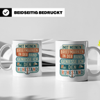 Briefmarkensammler Tasse Ruhestand | Philatelie Geschenk für – Weiß [farbe:weiß]