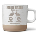 Hasen Tasse Meine rufen an ich muss gehen - Lustiges Geschenk für Kani – Bild 1