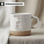 Hasen Tasse Meine rufen an ich muss gehen - Lustiges Geschenk für Kani – Bild 3