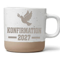 Konfirmation 2027 Tasse mit Taube - Christliches Geschenk für Konfirma – Bild 1