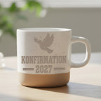 Konfirmation 2027 Tasse mit Taube - Christliches Geschenk für Konfirma – Bild 6