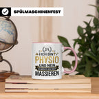 Physio Tasse mit Spruch 'Ja ich bin Physio...' lustiges Gesc – Rosa [farbe:rosa]