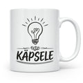 Käpsele Tasse schwäbischer Spruch für schlaue Köpfe & Genies – Weiß [farbe:weiß]