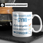 Geschenk Einschulung Gymnasium Tasse 5. Klasse Junge Mädchen – Weiß [farbe:weiß]
