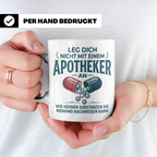 Apotheker Tasse mit Spruch Leg dich nicht an Geschenk für Ph – Weiß [farbe:weiß]