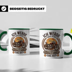 Biker Tasse Ich werde nicht älter Gang hoch | Motorrad Chopp – Grün [farbe:grün]