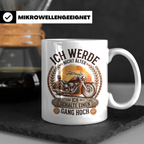 Biker Tasse Ich werde nicht älter Gang hoch | Motorrad Chopp – Weiß [farbe:weiß]