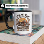 Biker Tasse Ich werde nicht älter Gang hoch | Motorrad Chopp – Schwarz [farbe:schwarz]