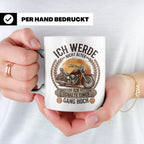Biker Tasse Ich werde nicht älter Gang hoch | Motorrad Chopp – Weiß [farbe:weiß]