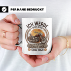 Biker Tasse Ich werde nicht älter Gang hoch | Motorrad Chopp – Weiß [farbe:weiß]
