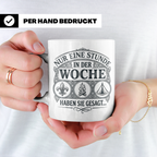 Pfadfinder Tasse Nur eine Stunde in der Woche | Geschenk für – Weiß [farbe:weiß]