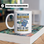 Elektriker Tasse mit Spruch "Guten Elektriker erkennt man da – Weiß [farbe:weiß]