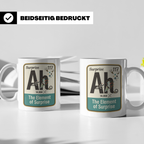 Periodensystem Tasse mit Element der Überraschung Spruch. Lu – Weiß [farbe:weiß]