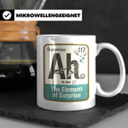 Periodensystem Tasse mit Element der Überraschung Spruch. Lu – Weiß [farbe:weiß]