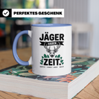 Jäger Haben Zeit Tasse - Jagd Geschenkidee für Jägerin & Jäger - Jagdzeit, Brunftzeit, Schonzeit - Geschenk zur Jagdprüfung, Pirsch