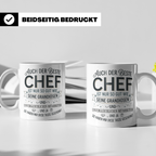 Bester Chef Tasse Geschenk von Mitarbeitern, Spruchtasse für – Weiß [farbe:weiß]