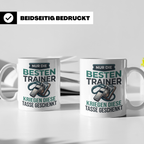 Trainer Tasse Geschenk für besten Coach der Welt Spruch Dank – Weiß [farbe:weiß]