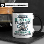 Trainer Tasse Geschenk für besten Coach der Welt Spruch Dank – Schwarz [farbe:schwarz]