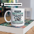 Trainer Tasse Geschenk für besten Coach der Welt Spruch Dank – Weiß [farbe:weiß]