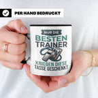 Trainer Tasse Geschenk für besten Coach der Welt Spruch Dank – Schwarz [farbe:schwarz]