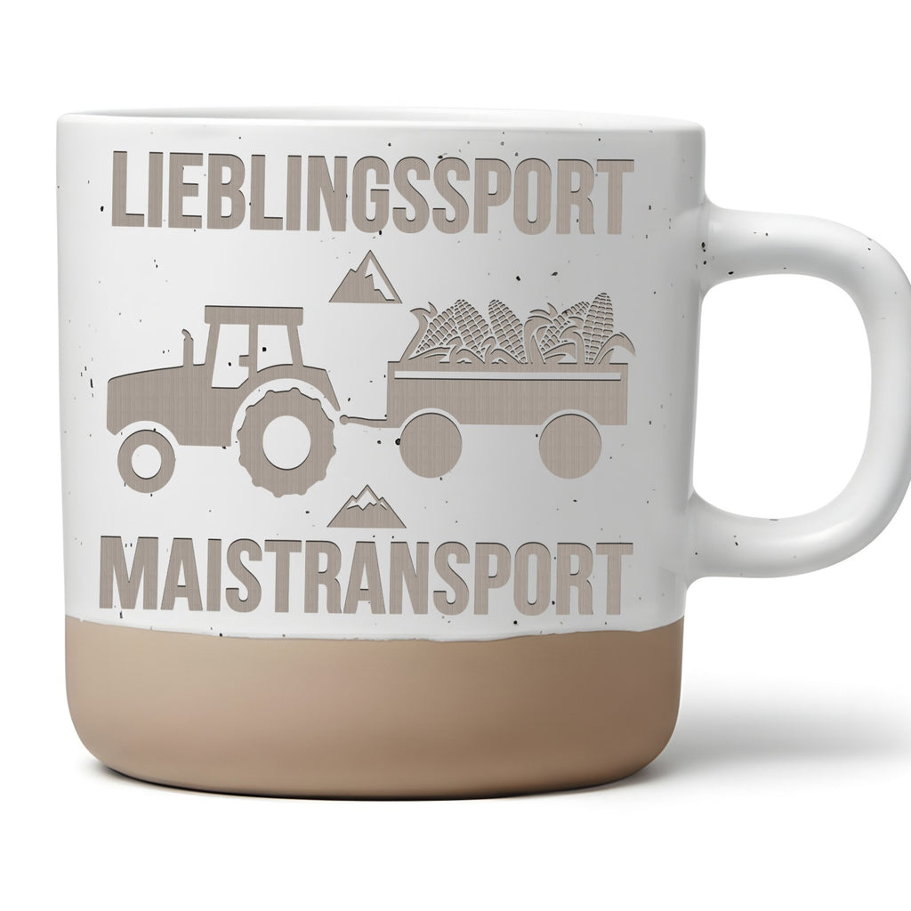 Traktor Tasse Lieblingssport Maistransport - Lustiges Geschenk fuer La – Bild 1