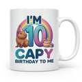 Capybara Tasse 10. Geburtstag I'm 10 Kindertasse für Mädchen – Weiß [farbe:weiß]