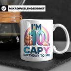 Capybara Tasse 10. Geburtstag I'm 10 Kindertasse für Mädchen – Weiß [farbe:weiß]