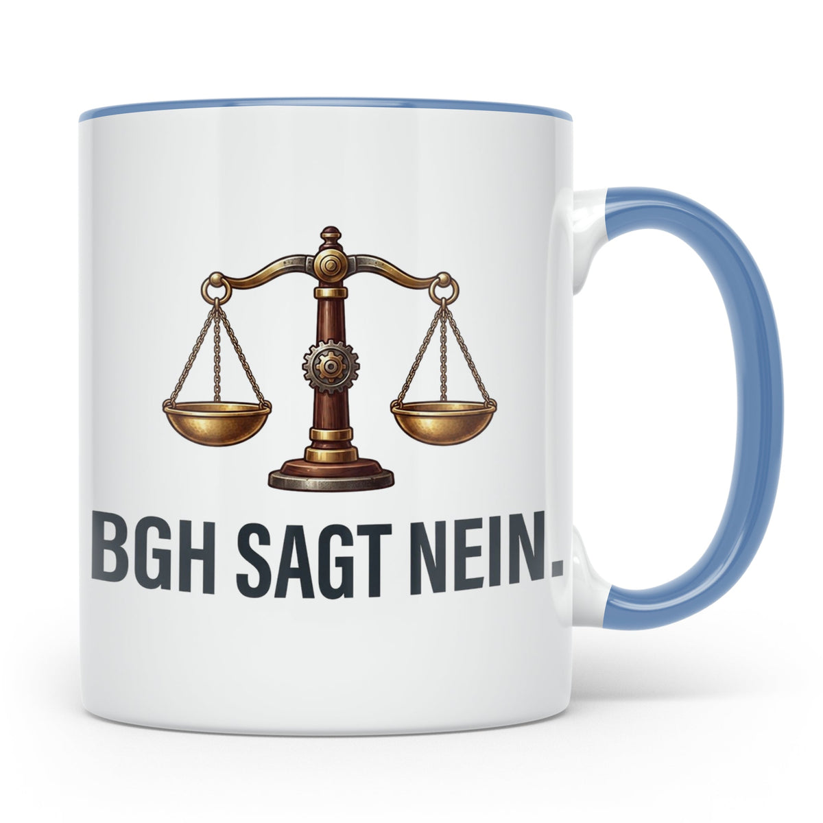 BGH Sagt Nein Tasse für Juristen & Anwälte | Lustiger Jura S – Blau [farbe:blau]