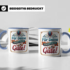 Für Deine Zukunft Alles Gute Tasse, Abschiedsgeschenk Kolleg – Blau [farbe:blau]